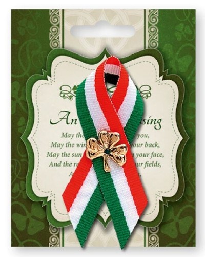 Patricks day pin brooch - st,