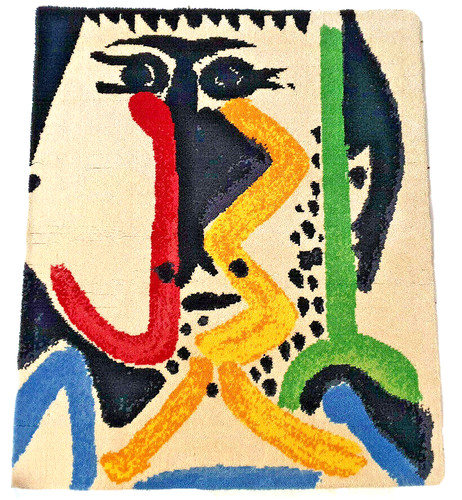 Picasso wall tapestry head - tapestry,