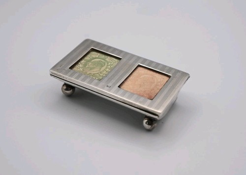 Antique solid silver desktop - silver,