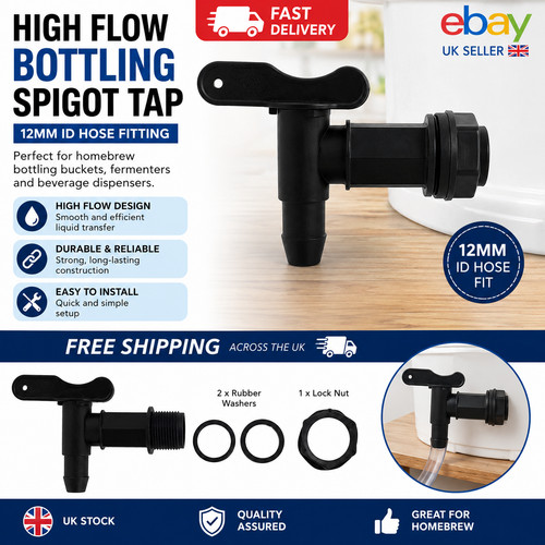 Water butt tap - butt, hozelock