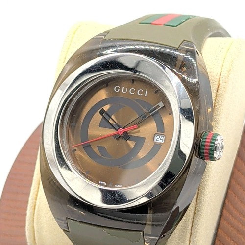 Gucci sync 137 green dial - sync,