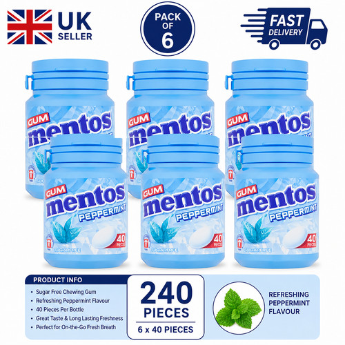Mentos peppermint gum 40 - mentos,