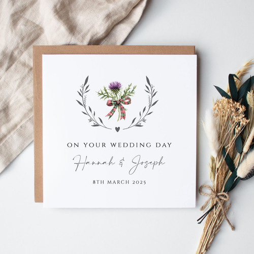 Personalised scottish thistle - scottish,