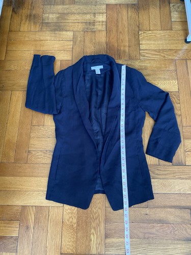 Blue navy collar open - h&m,