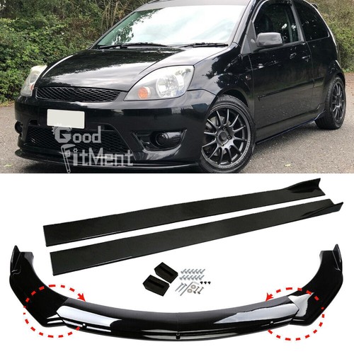 Gloss front bumper lip spoiler - lip,