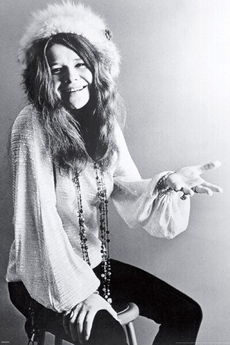 Janis joplin signature - joplin, b&w