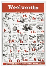 VINTAGE WOOLWORTHS ADVERTISING