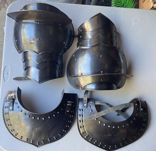 Medieval pauldrons armor - medieval,