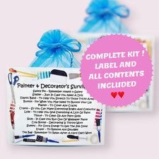 Painter & Decorator's Survival Kit ~ Fun Novelty Keepsake Gift & Greetings Card