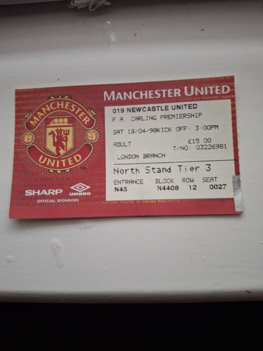 Match ticket premier league - match,