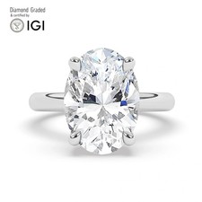 Oval Diamond Engagement Ring