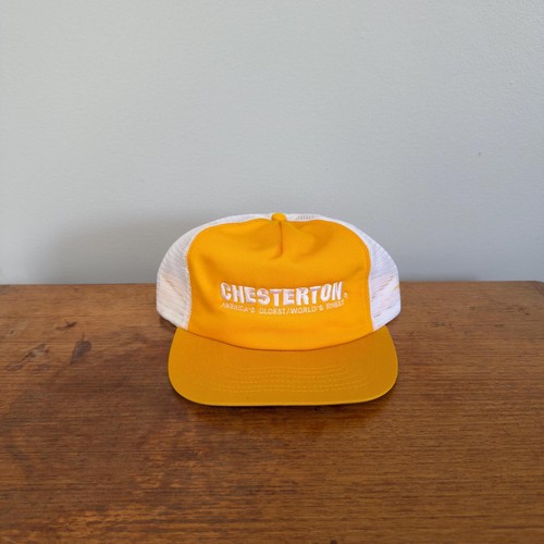Vintage chesterton trucker hat - chesterton,