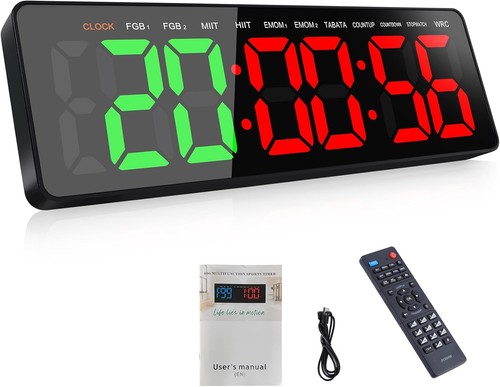 Inch gym timer with - inch, large