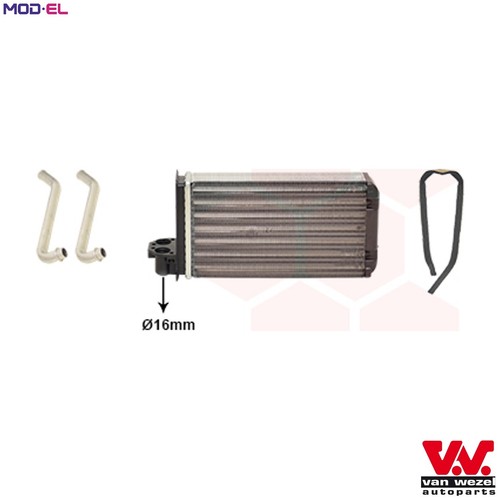 Heat exchanger interior - exchanger,