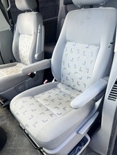 VW T5  Transporter Caravelle Front Passenger Captain Seat  Cloth Inc Seat Base