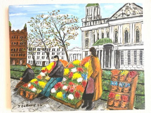Belfast city hall oil - hall, painting