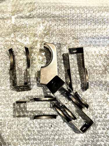 Radiator brackets raw - metal, 3