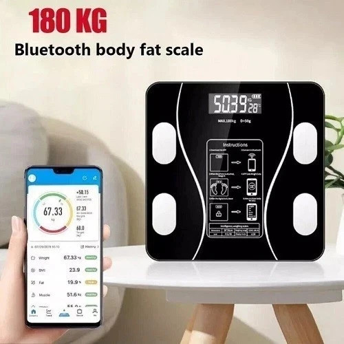 Digital 180kg bathroom scales - digital,