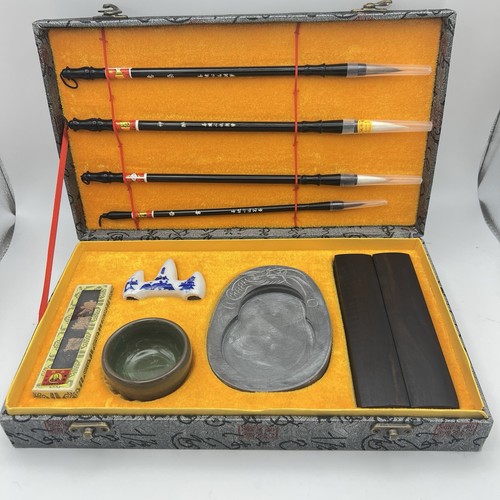 Chinese calligraphy set - calligraphy,