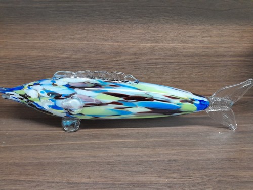 Glass fish ornament - ornament,
