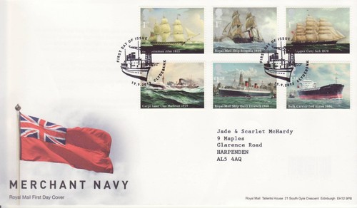 Stamps first day cover - gb,