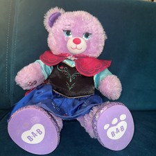 Build A Bear Frozen Anna Bear With Outfit And Shoes And Voice Box VGC