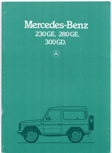 Mercedes benz wagen - mercedes-benz, g-wagen