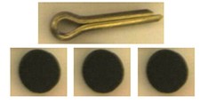 Brass cistern washer - cistern, pin