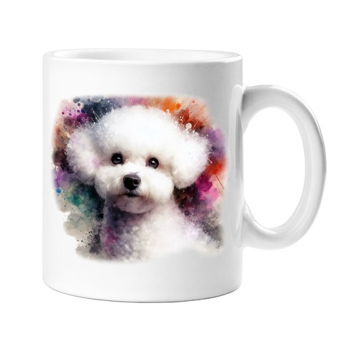Bichon frise dog watercolour - frise,