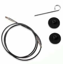 KnitPro Black Interchangeable Cable Circular Knitting Needles Various Lengths