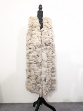 Real Fur Long Lined Gilet Size