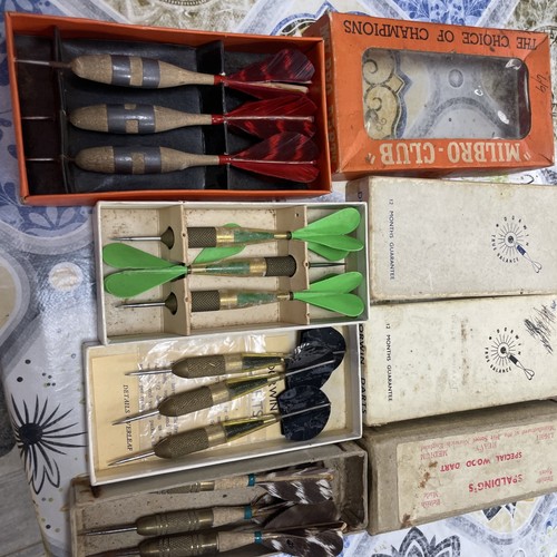 Vintage darts job lot dorwin - job,