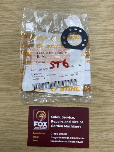 Genuine stihl oil pump gasket - stihl,