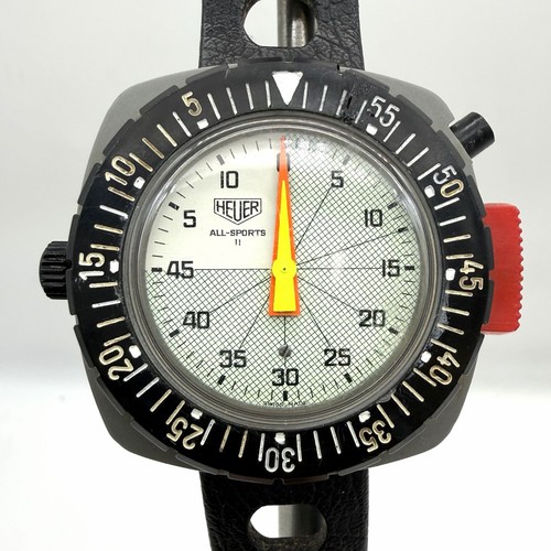 Rare heuer stop watch pre - stop, pre-tag