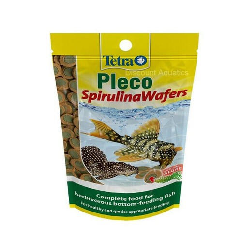 Tetra pleco spirulina wafers - tetra,