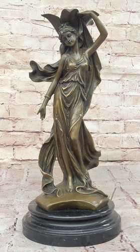 Art deco woman - deco, bronze