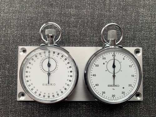 Seiko 57mm stopwatch set - seiko, rally