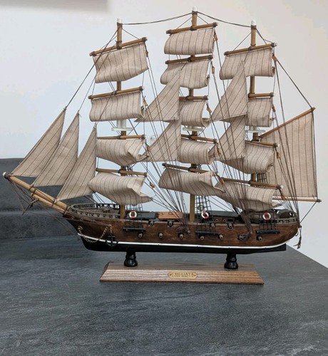 Wooden big ship model - wooden,