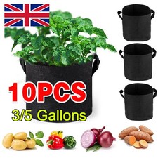 Pack of 10 Fabric Grow Pots