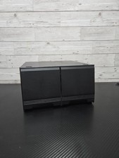 CD STORAGE BOX 2 Drawers BLACK
