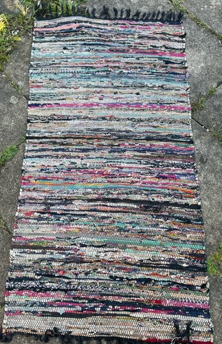 Vintage rag rug - rag,