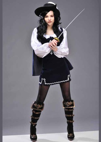 Womens blue musketeer lady - womens,
