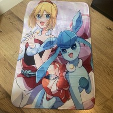 Irida And Glaceon Thin Rug Mat For Home Decor Bedroom Gaming Room Pokemon