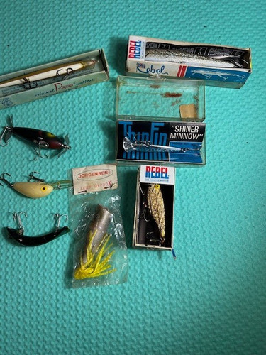 Lot vintage fishing - fishing, lures