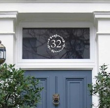 Heart Wreath House Number