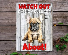 Dog Metal Sign Gift - Watch