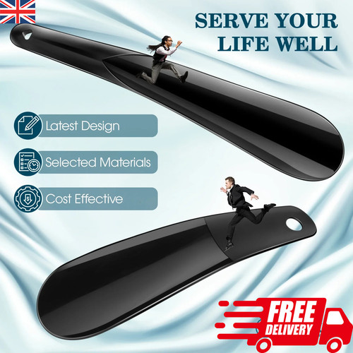 Black plastic shoe - 2x,