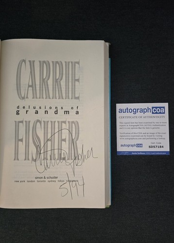 Carrie fisher signed autograph - carrie,