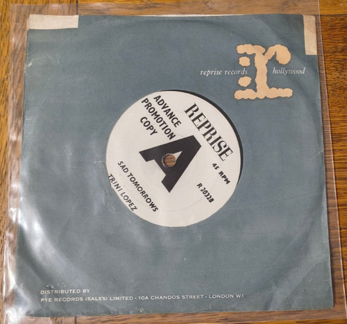 Trini lopez sad - sad, tomorrows