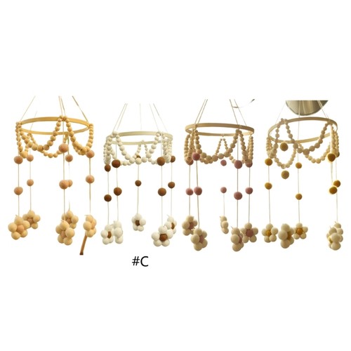 Felt flower nursery mobile - nursery,